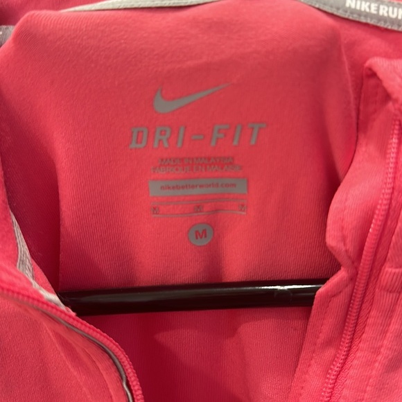 Nike women’s pink running quarter zip size M - Picture 3 of 6